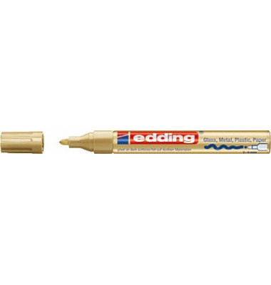 Lackmarker 750, 750CR-053, Stift, gold, 2-4mm Rundspitze Lackmarker 750, 750CR-053, Stift, gold, 2-4mm Rundspitze