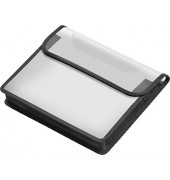 Dokumententasche VELOBAG 1450 291, A5, transparent farblos, Polypropylen (PP), Klettverschluss