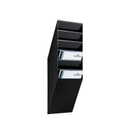 1709760060 FLEXIBOXX Prospekthalter A4 6ST schwarz