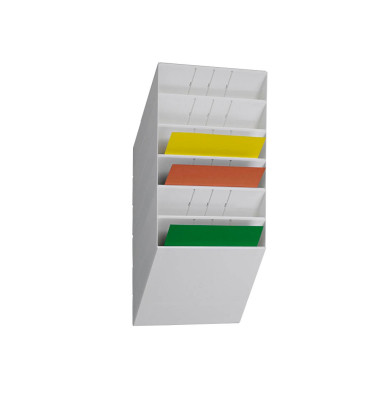 1709785010 FLEXIBOXX Prospekthalter 6ST A4quer weiß
