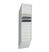 1709781010 FLEXIBOXX Prospekthalter 12ST A4q weiß