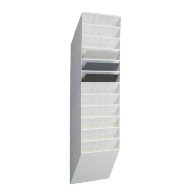 1709781010 FLEXIBOXX Prospekthalter 12ST A4q weiß
