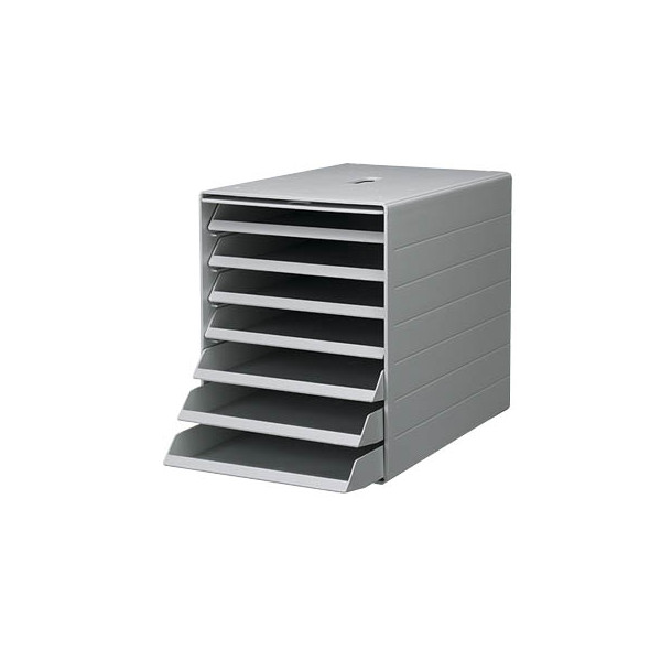 7318082001055 - Schubladenbox Idealbox Plus 1712001050 grau grau 7 Schubladen offen 7318082001055 Durable