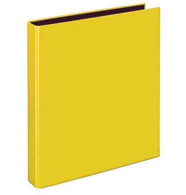 Ringbuch VELOCOLOR&reg; 1141310, A4 2 Ringe 25mm Ring-&Oslash; Pappe gelb