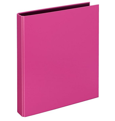 Ringbuch VELOCOLOR&reg; 1141371, A4 2 Ringe 25mm Ring-&Oslash; Pappe pink