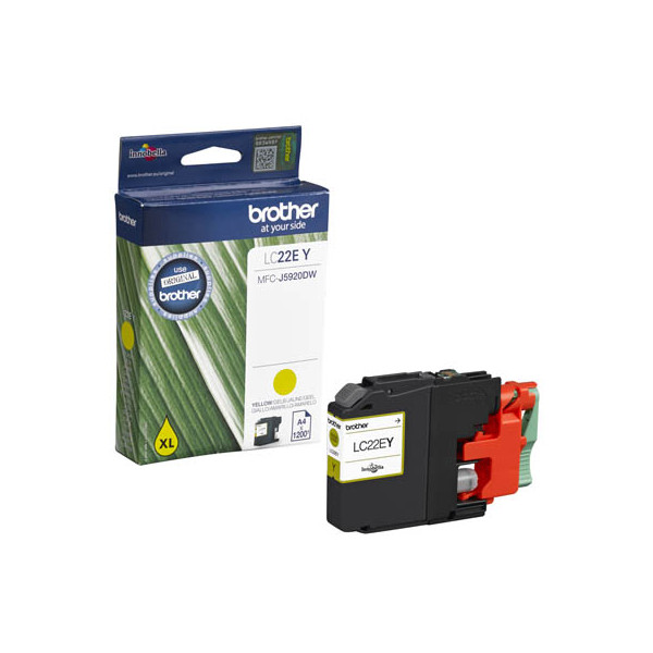 4977766748278 - LC22EY brother LC-22EY  gelb Druckerpatrone LC22EY 4977766748278
