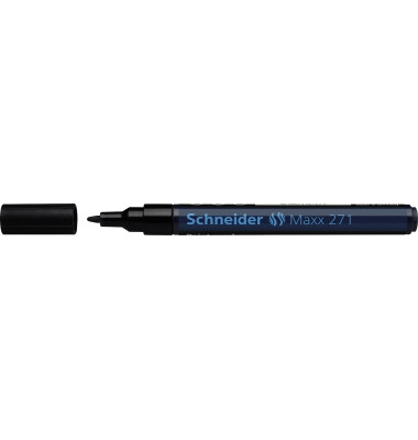 Lackmarker Maxx 271, SN127101, Stift, schwarz, 1-2mm Rundspitze