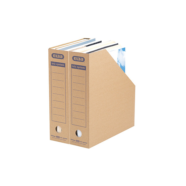 4002030120617 - - Stehsammler tric 78 x 31 x 287 cm (b x h x t) din A4 Werkstoff Wellpappe naturbraun