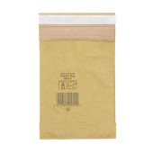 Papierpolstertaschen Padded Bag Size 1, 2FHPAD00PB1, innen 165x280mm, mit Falte, haftklebend, braun