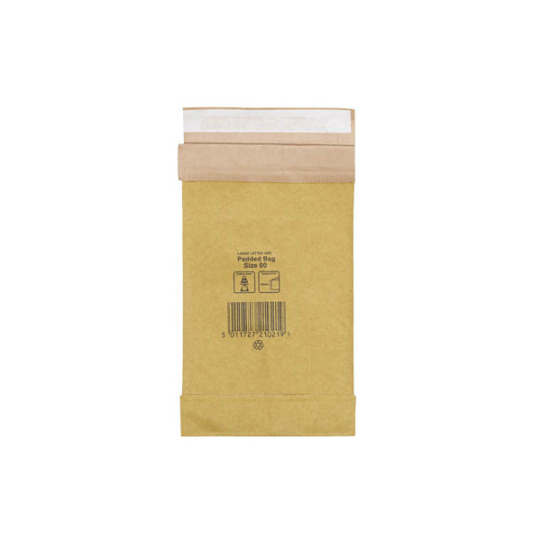 5011727217010 - Papierpolstertaschen Padded Bag Size 7 2FHPAD00PB7 innen 341x483mm mit Falte haftklebend braun 5011727217010 50 Stück