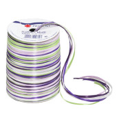 Geschenkband Raffia 136-611, 3mm x 50m, lila/grün/weiß