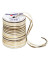 Geschenkband Raffia 136-622 3mm x 50m matt braun/creme