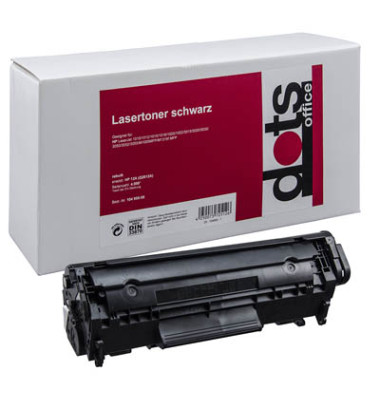 Dots Toner 1114,5000-DOTS kompatibel zu HP 12X schwarz 