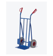 Sackkarre 22-9601 tragfähig bis 250kg blau 40x18cm Stahl TPE-Bereifung