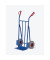 Sackkarre 22-9601 tragfähig bis 250kg blau 40x18cm Stahl TPE-Bereifung