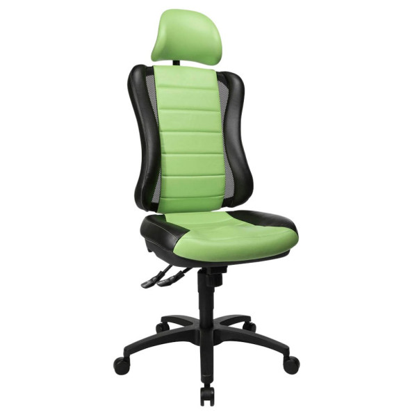 4014296274478 - Bürostuhl Head Point RS grün schwarz   schwarz bis 110kg 4014296274478 Topstar