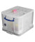Aufbewahrungsbox 35CX3DIVCB, 35 Liter mit Deckel, für A4, außen 480x390x310mm, Kunststoff transparent