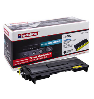Toner 18-1002 (kompatibel zu brother TN-2000), schwarz, ca. 2500 Seiten
