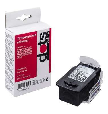 schwarz Druckkopf ersetzt Canon PG-510 1511,4001-DOTS