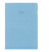 Sichthüllen Ordo 73696.34, A4, blau, transparent glatt, oben & rechts offen, 0,08mm