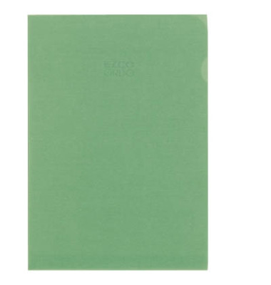 Sichth&uuml;llen Ordo 73696.64, A4, gr&uuml;n, transluzent glatt, oben & rechts offen, 0,08mm
