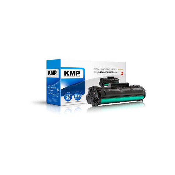 4011324123029 - Toner C-T27 12301000 (kompatibel zu Canon 728 BK) schwarz ca 2300 Seiten 4011324123029 KMP