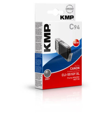 C94 grau Tintenpatrone ersetzt Canon CLI-551 XL GY 1519,0041 C94 grau Tintenpatrone ersetzt Canon CLI-551 XL GY 1519,0041