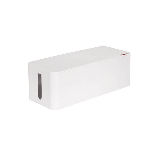 4047443508409 - Kabelbox Kabelbox für Standard 6er Steckdosenleisten Stecker Kabel Ladegerät (1-tlg) Schlichtes Design Schreibtisch Tisch große Aufbewahrungsbox weiß 4047443508409 - Kabelbox Kabelbox für Standard 6er Steckdosenleisten Stecker Kabel Ladegerät (1-tlg) Schlichtes Design Schreibtisch Tisch große Aufbewahrungsbox weiß
