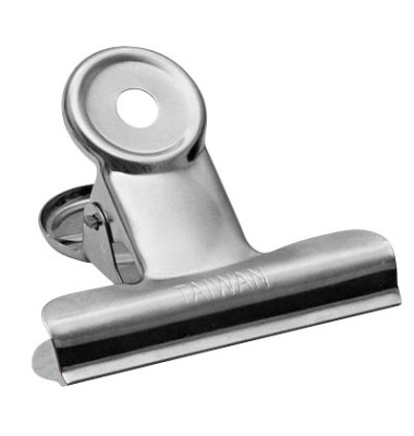 Briefklemmer 64 21360, 60mm, Metall vernickelt silber Briefklemmer 64 21360, 60mm, Metall vernickelt silber