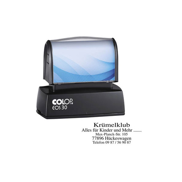 9004362479604 - COLOP Textstempel individualisierbar EOS 30 selbstfärbend blau schwarz rot ohne Logo 9004362479604 - COLOP Textstempel individualisierbar EOS 30 selbstfärbend blau schwarz rot ohne Logo