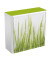 Aktenschrank easy Office 168ST, Kunststoff/Stahl abschließbar, 2 OH, 110 x 104 x 41,5 cm, keine Fachböden, grün/weiß (Gras)