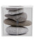 Aktenschrank easy Office 8179ST, Kunststoff/Stahl abschließbar, 2 OH, 110 x 104 x 41,5 cm, keine Fachböden, grau (Steine)