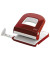 B&uuml;rolocher E225 025-0577, rot, bis 2,5mm 25 Blatt, mit Anschlagschiene