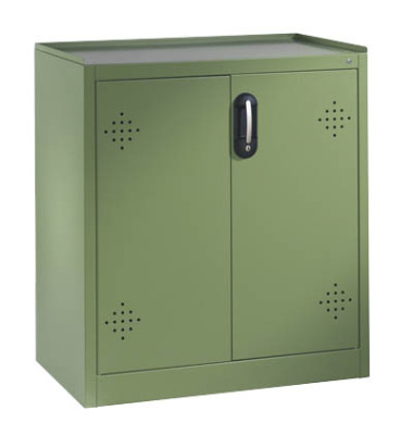 Umweltschrank 8821-316, Stahl abschließbar, 93 x 100 x 50 cm, grün Umweltschrank 8821-316, Stahl abschließbar, 93 x 100 x 50 cm, grün