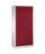 Werkstattschrank 8921-052, Stahl abschließbar, 5 OH, 93 x 195 x 50 cm, rot/lichtgrau