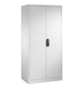 Werkstattschrank 8922-052, Stahl abschlie&szlig;bar, 5 OH, 93 x 195 x 60 cm, lichtgrau