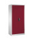 Werkstattschrank 8922-052, Stahl abschließbar, 5 OH, 93 x 195 x 60 cm, rot/lichtgrau