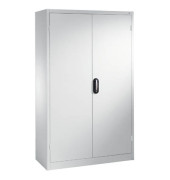 Werkstattschrank 8931-052, Stahl abschlie&szlig;bar, 5 OH, 120 x 195 x 50 cm, lichtgrau