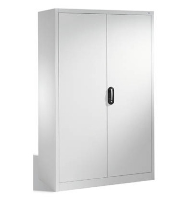 Werkstattschrank 8932-052, Stahl abschlie&szlig;bar, 5 OH, 120 x 195 x 60 cm, lichtgrau