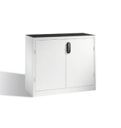 Werkstattschrank 8831-5035, Stahl abschließbar, 2 OH, 120 x 100 x 50 cm, lichtgrau