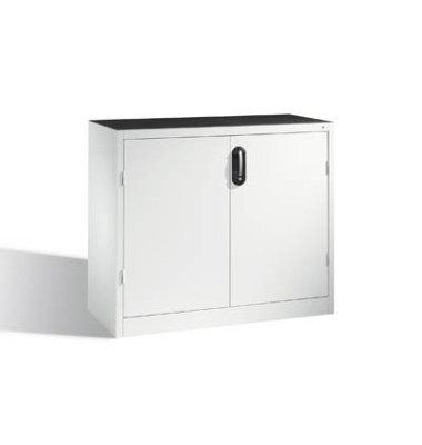Werkstattschrank 8831-5035, Stahl abschließbar, 2 OH, 120 x 100 x 50 cm, lichtgrau Werkstattschrank 8831-5035, Stahl abschließbar, 2 OH, 120 x 100 x 50 cm, lichtgrau