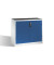 Werkstattschrank 8831-5035, Stahl abschließbar, 2 OH, 120 x 100 x 50 cm, blau/lichtgrau