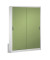 Werkstattschrank 2149-00, Stahl abschließbar, 5 OH, 160 x 195 x 40 cm, grün/lichtgrau