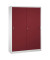 Werkstattschrank 2149-00, Stahl abschlie&szlig;bar, 5 OH, 160 x 195 x 40 cm, rot/lichtgrau