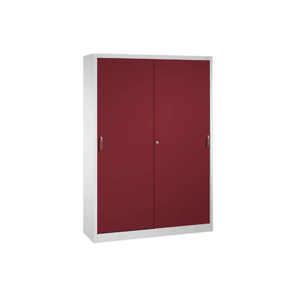 4050646337868 - Werkstattschrank 2149-00 Stahl abschließbar 5 OH 160 x 195 x 40 cm rot lichtgrau 4050646337868 C+P-Möbel