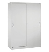 Werkstattschrank 2159-00, Stahl abschlie&szlig;bar, 5 OH, 160 x 195 x 50 cm, lichtgrau