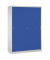 Werkstattschrank 2159-00, Stahl abschlie&szlig;bar, 5 OH, 160 x 195 x 50 cm, blau/lichtgrau