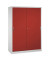 Werkstattschrank 2159-00, Stahl abschlie&szlig;bar, 5 OH, 160 x 195 x 50 cm, rot/lichtgrau