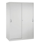 Werkstattschrank 2169-00, Stahl abschließbar, 5 OH, 160 x 195 x 60 cm, lichtgrau