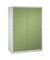 Werkstattschrank 2169-00, Stahl abschlie&szlig;bar, 5 OH, 160 x 195 x 60 cm, gr&uuml;n/lichtgrau